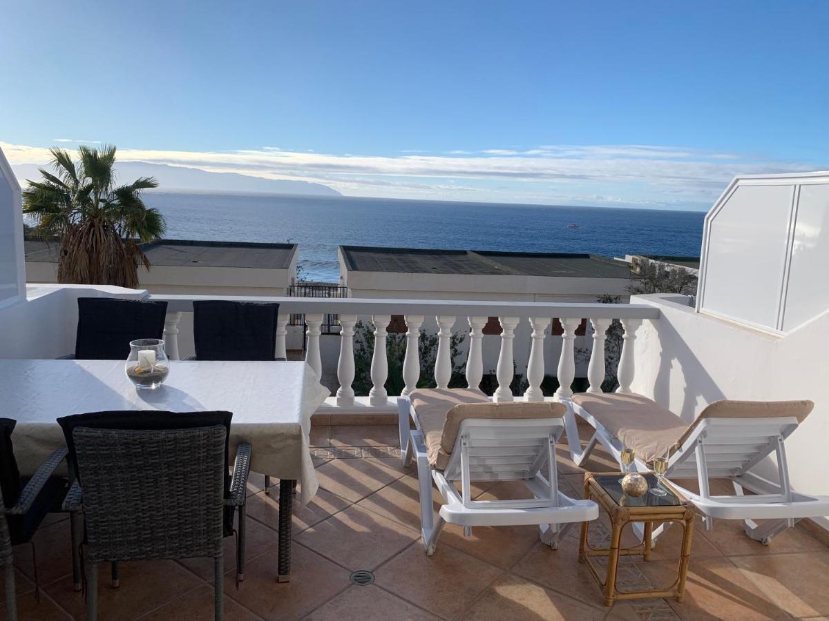 Ocean Pearl, Luxurioeses Haus, Meerblick, Grosse Sonnenterrasse, Teneriffa Sued, Los Gigantes, 600M Zum Strand, 200M Zum Ort, Ruhig Acantilado de los Gigantes Exterior foto