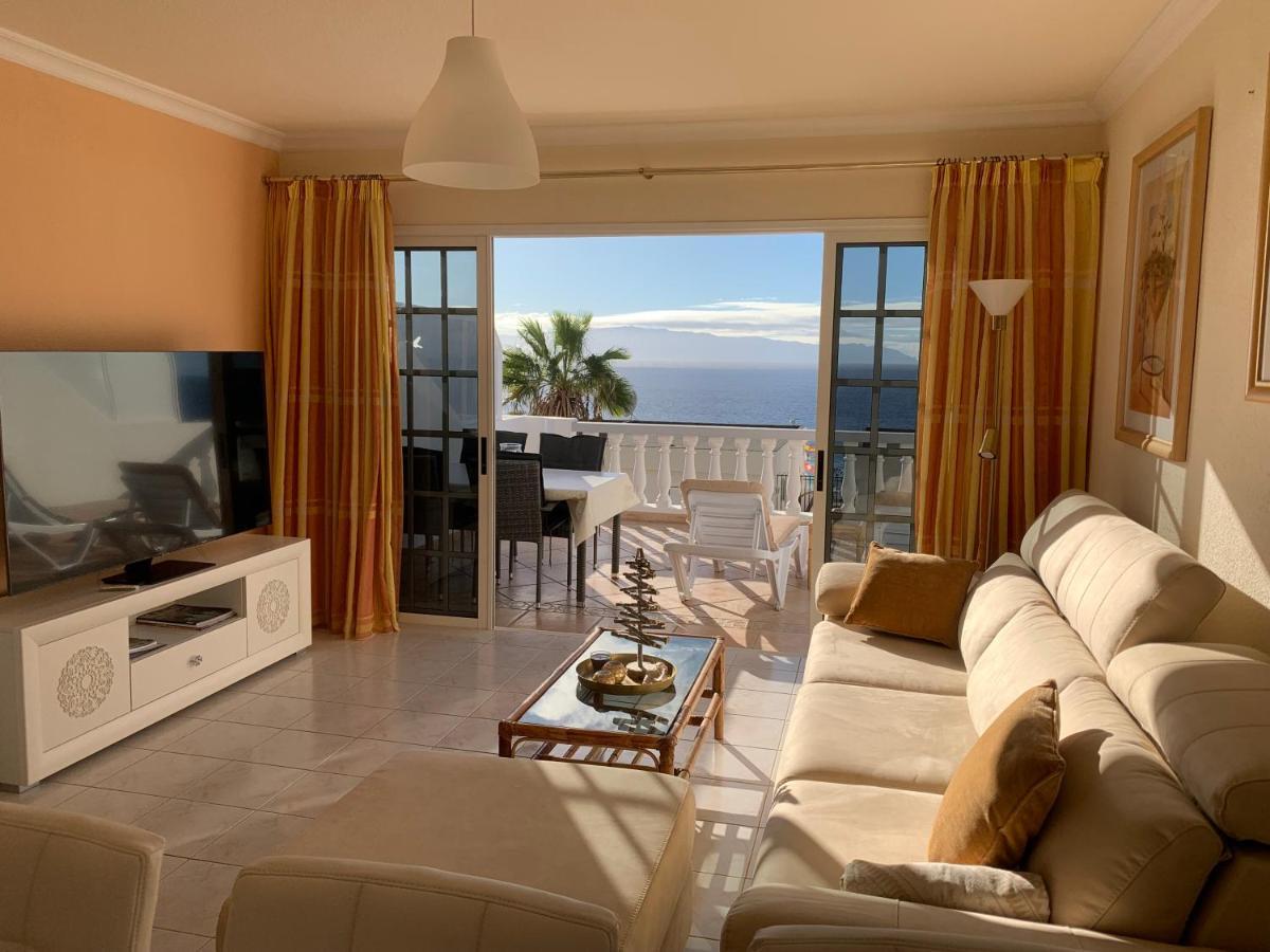 Ocean Pearl, Luxurioeses Haus, Meerblick, Grosse Sonnenterrasse, Teneriffa Sued, Los Gigantes, 600M Zum Strand, 200M Zum Ort, Ruhig Acantilado de los Gigantes Exterior foto