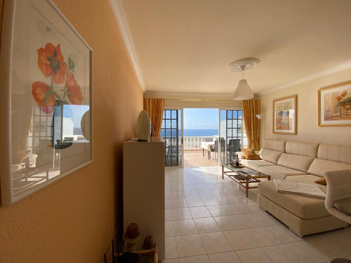 Ocean Pearl, Luxurioeses Haus, Meerblick, Grosse Sonnenterrasse, Teneriffa Sued, Los Gigantes, 600M Zum Strand, 200M Zum Ort, Ruhig Acantilado de los Gigantes Exterior foto