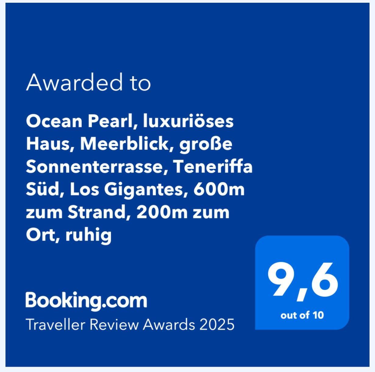 Ocean Pearl, Luxurioeses Haus, Meerblick, Grosse Sonnenterrasse, Teneriffa Sued, Los Gigantes, 600M Zum Strand, 200M Zum Ort, Ruhig Acantilado de los Gigantes Exterior foto